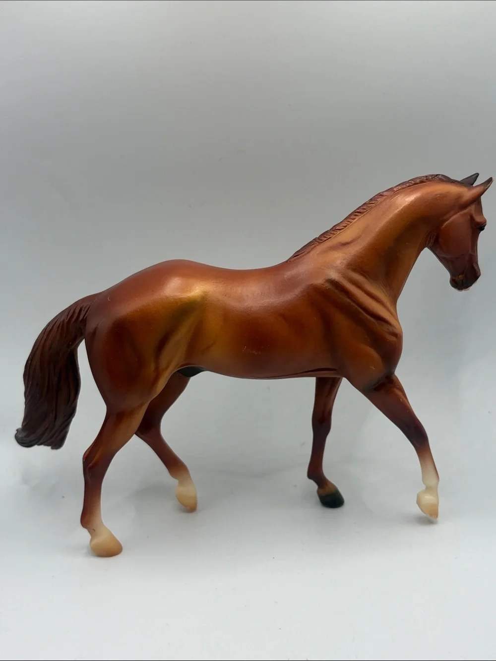 Breyer Classics Chestnut Quarter Horse Equestrian Figure Model Toy Collectible